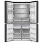Hisense RQ758N4SWFE Black Steel American Four-Door Refrigerator