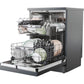 Hoover HF4C7L0A Full Size Dishwasher Graphite