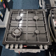 Belling FSA Vision 60DF BSS 60cm Freestanding Dual Fuel Cooker - Black & Silver Steel