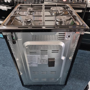 Belling FSA Vision 60DF BSS 60cm Freestanding Dual Fuel Cooker - Black & Silver Steel