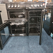 Beko KDVF90K 90cm Dual Fuel Range Cooker - Black
