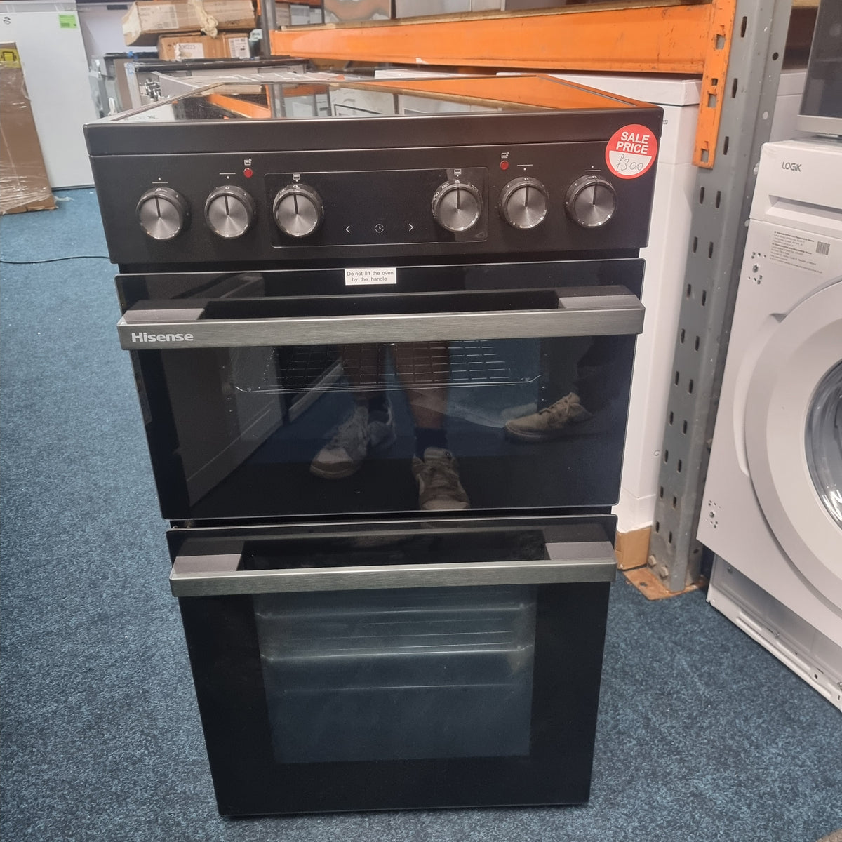 Hisense HDCEC5C10B 50cm Freestanding Electric Ceramic Cooker - Black