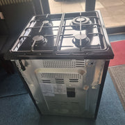 Belling FSA Vision 60DF BSS 60cm Dual Fuel Cooker - Black/Silver Steel