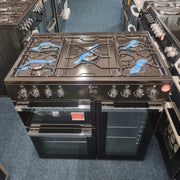 Flavel 90cm Dual Fuel Range Cooker MLN9FRK - Black