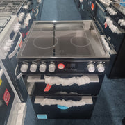 Belling Electric Ceramic Cooker FSA VISION 60E BSS 60cm - Black/Silver Steel