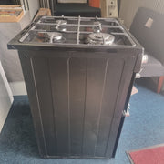 Belling FSA Vision 60DF BSS 60cm Dual Fuel Cooker - Black/Silver Steel