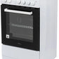 Willow WE50SSW 50cm Single Cavity Electric Cooker White