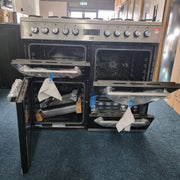 Beko 100 cm Dual Fuel Range Cooker KDVF100X - Stainless Steel