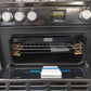 Belling Vision 60DF BSS Dual Fuel 60cm Cooker - Black & Silver
