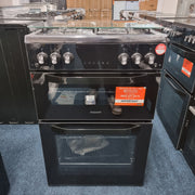 Hotpoint HDG6GDCB1 60cm Freestanding Gas Cooker - Black