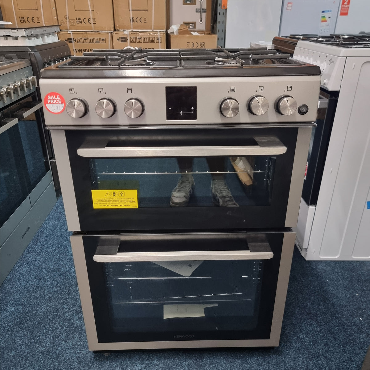Kenwood Gas Cooker KTG606S22 60cm - Silver