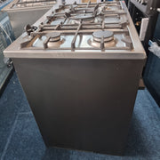 Kenwood 90cm Gas Range Cooker - Matt Black & Chrome