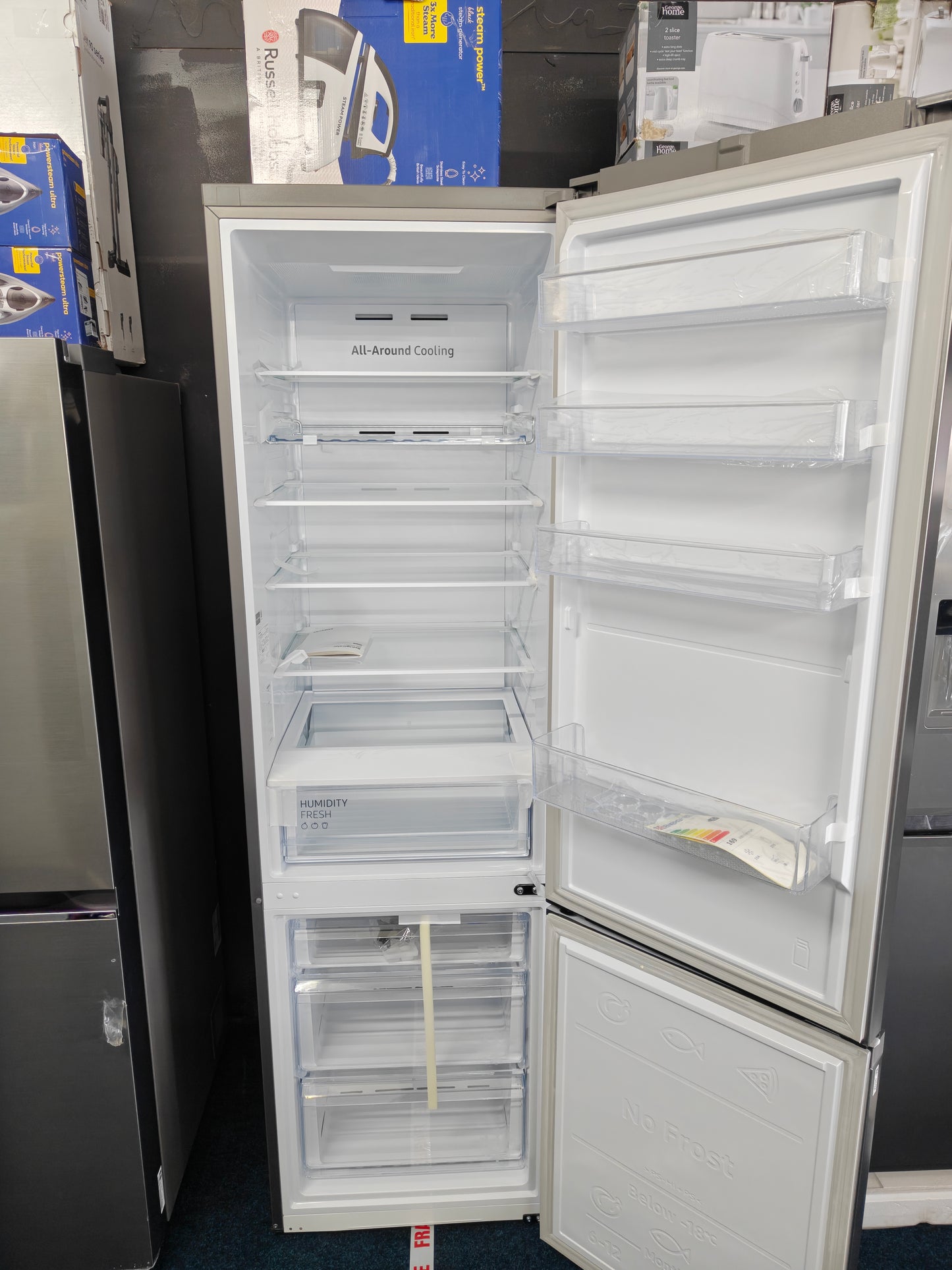 Samsung Series 6 SpaceMax Smart 60cm Fridge Freezer - Stainless Steel