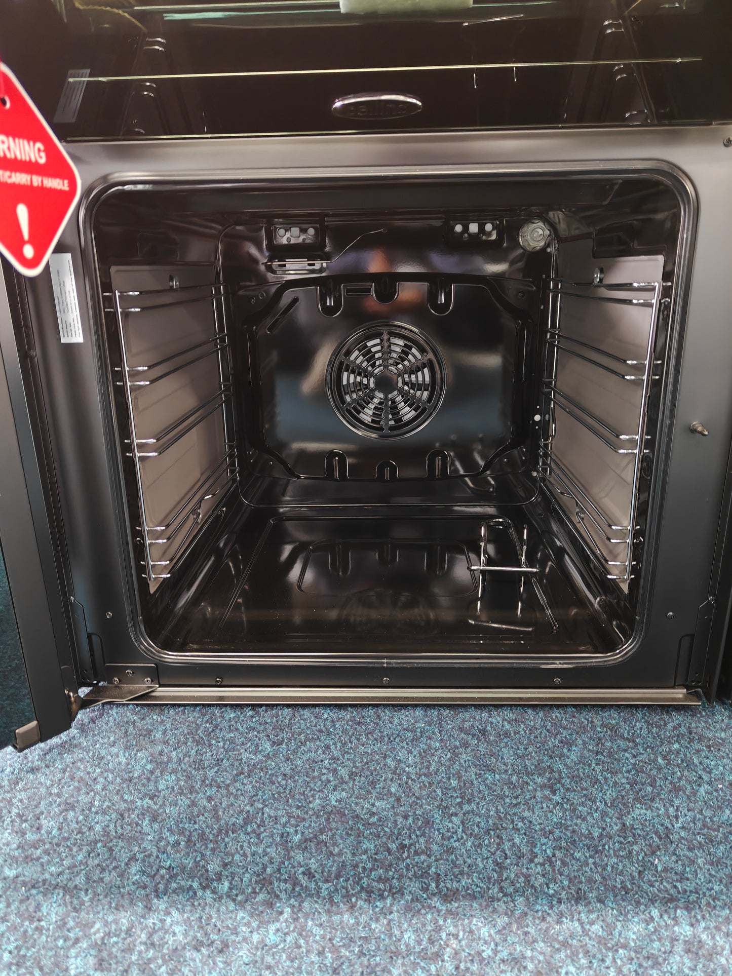 Belling Vision 60DF BSS Dual Fuel 60cm Cooker - Black & Silver