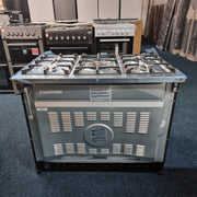 Kenwood 90cm Dual Fuel Range Cooker - Matt Black & Chrome