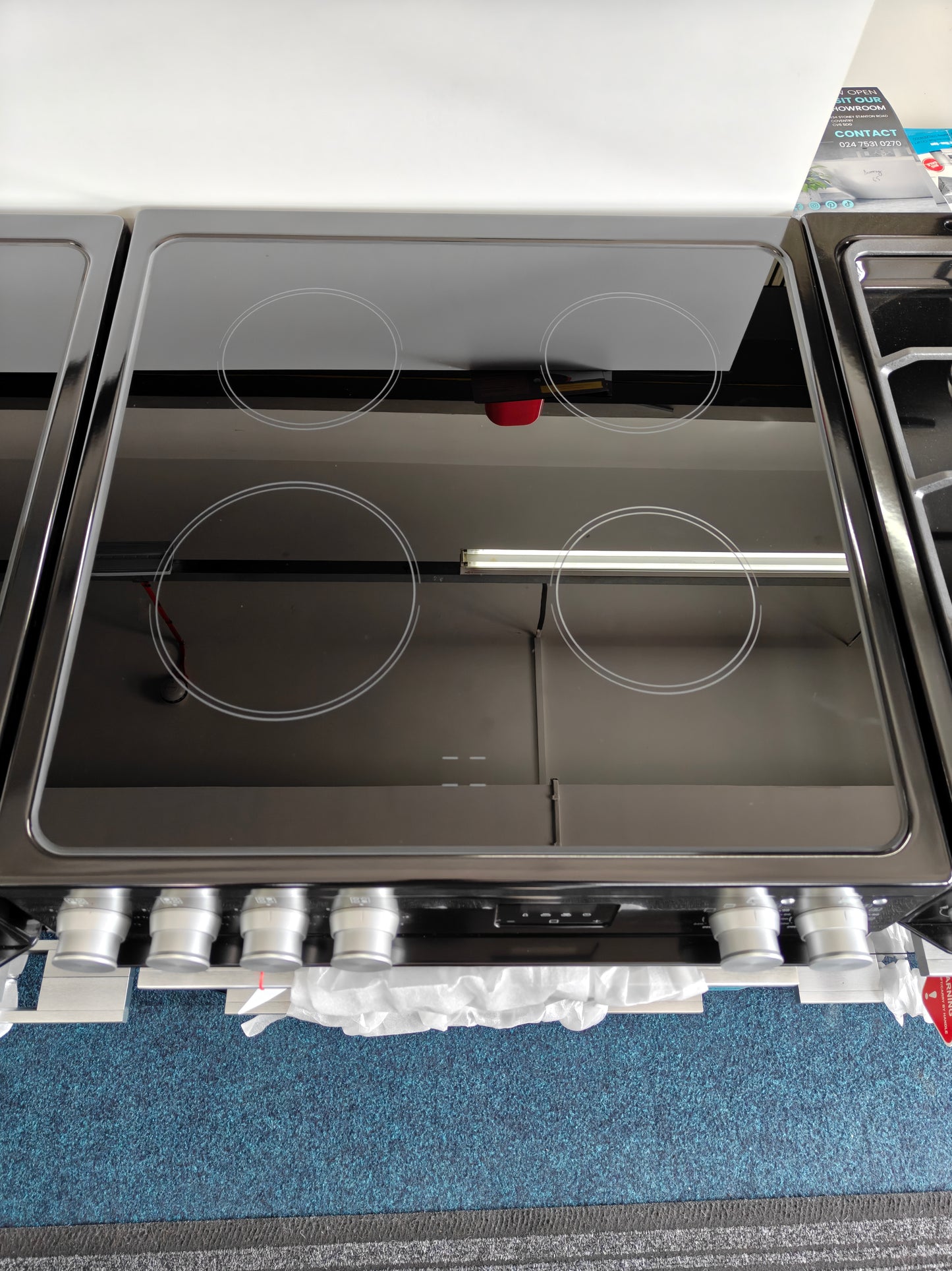Belling Vision 60E Electric 60cm Cooker - Black & Silver