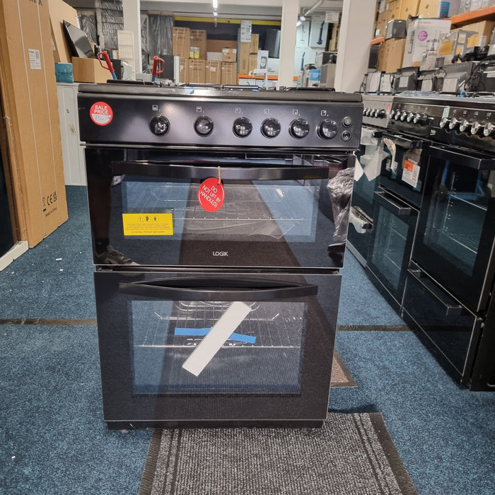 LOGIK 60 cm Gas Cooker LFTG60B22 - Black