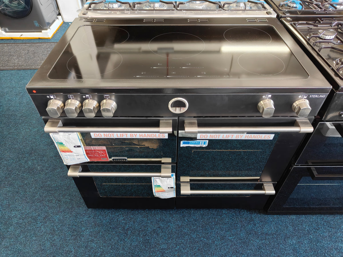 Stoves 100cm Electric Induction Range Cooker STRS1000EI - Black
