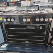 Logik 90cm Dual Fuel Range Cooker LFTG90B21 - Black