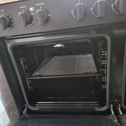 Kenwood 90cm Gas Range Cooker - Matt Black & Chrome