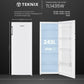 Teknix TL1435W Single Door Larder Fridge White