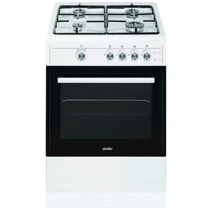 Simfer SIM61GW 60cm white freestanding gas cooker