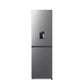 Teknix FFH1825WS/E Fridge Freezer F/F + Water Dispenser Silver