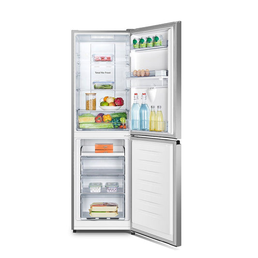 Teknix FFH1825WS/E Fridge Freezer F/F + Water Dispenser Silver