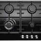 Teknix SCGH61B Glass Gas Hob 60cm Black