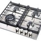 Teknix SCGH61X Gas Hob 60cm Stainless Steel