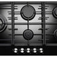 Teknix SCGH751B Glass Gas Hob 75cm Black