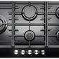Teknix SCGH91B Glass Gas Hob 90cm Black