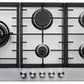 Teknix SCGH91X Gas Hob 90cm Stainless Steel