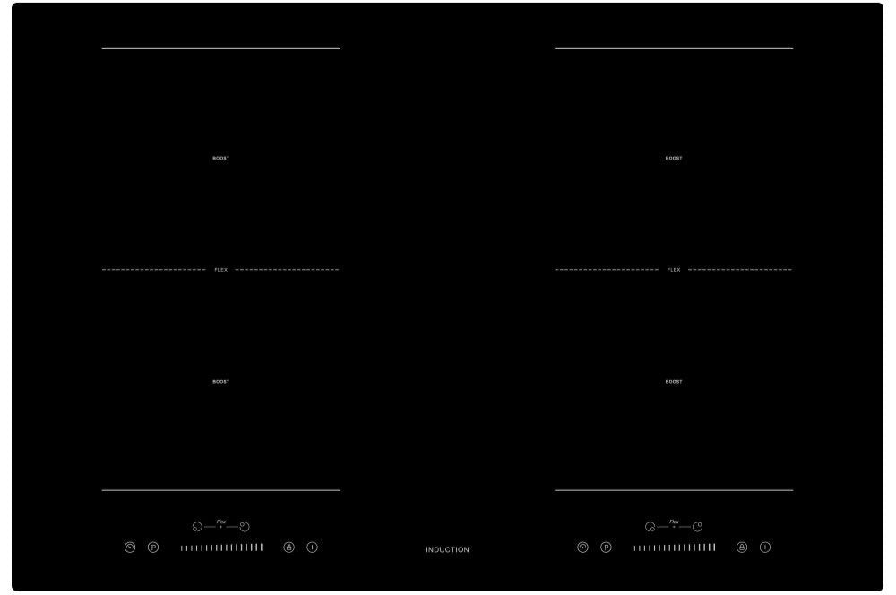 Teknix SCIH77SL Induction Hob 77cm Touch Slider