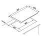 Teknix SCIH90SW 90cm Induction Hob Smart Wheel