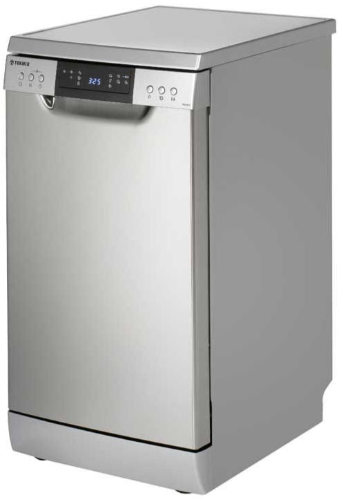 Teknix TFD455S Slimline Dishwasher Stainless Steel