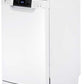 Teknix TFD455W Slimline Dishwasher 45cm White