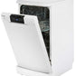 Teknix TFD455W Slimline Dishwasher 45cm White