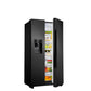 Teknix THSBS1791INBIX American Fridge Freezer Ice + Water Non-Plumb Black Steel