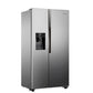 Teknix THSBS1791INX American Fridge Freezer Ice + Water Non-Plumb Inox Silver
