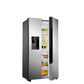 Teknix THSBS1791INX American Fridge Freezer Ice + Water Non-Plumb Inox Silver
