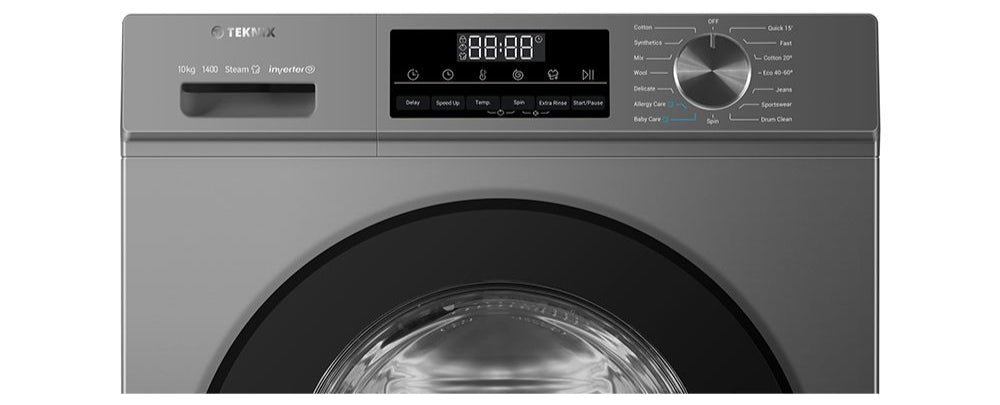 Teknix TK3W1014XS Washing Machine 10kg Silver
