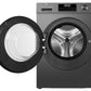 Teknix TK3W814XS Washing Machine 8kg Silver