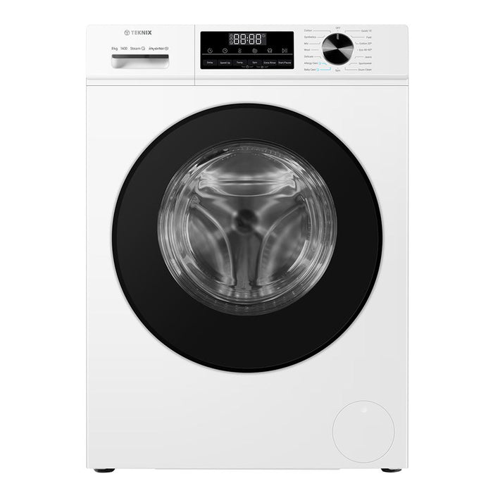 Teknix TK3W814XW Washing Machine 8Kg 1400Spin White