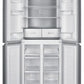Teknix TMD18079BI Multi Door American Fridge Freezer 80Cm Dark Inox